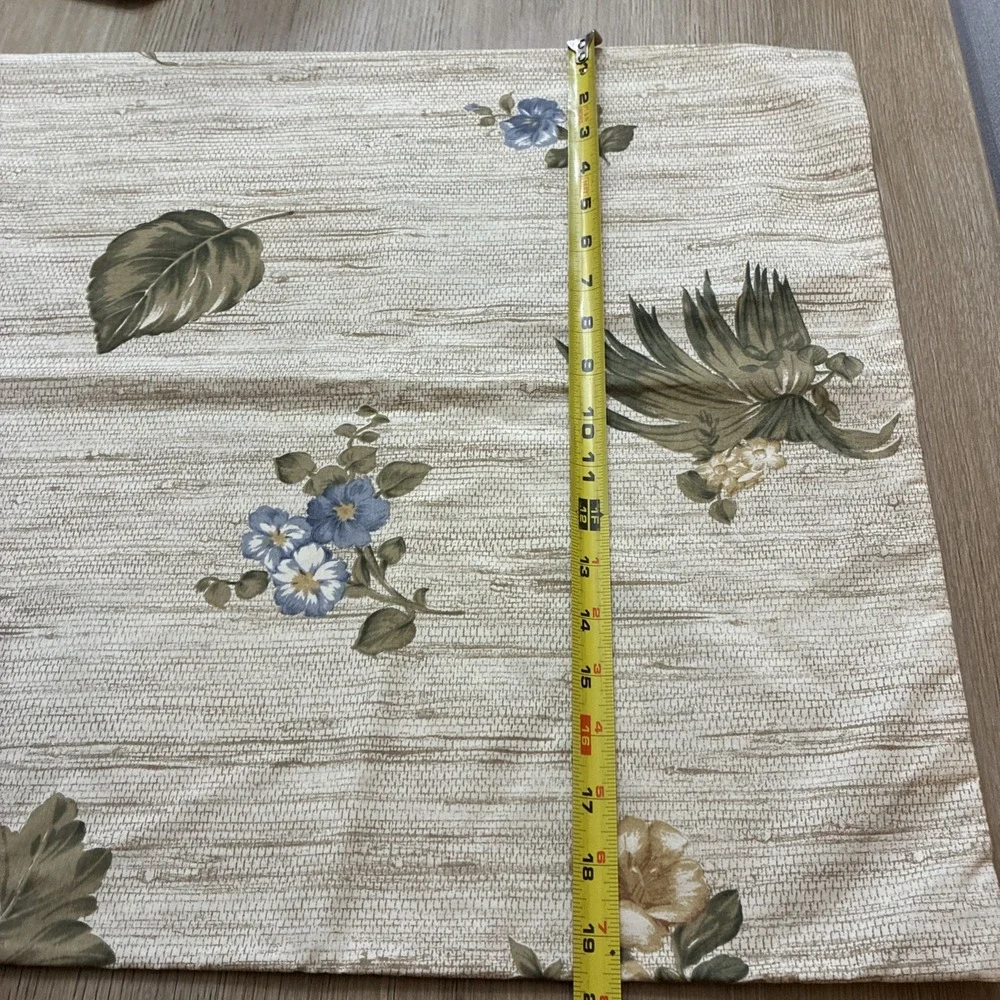 Vintage Dan River Pillowcase (2) King Floral Made in USA No Iron Percale 19.5x40